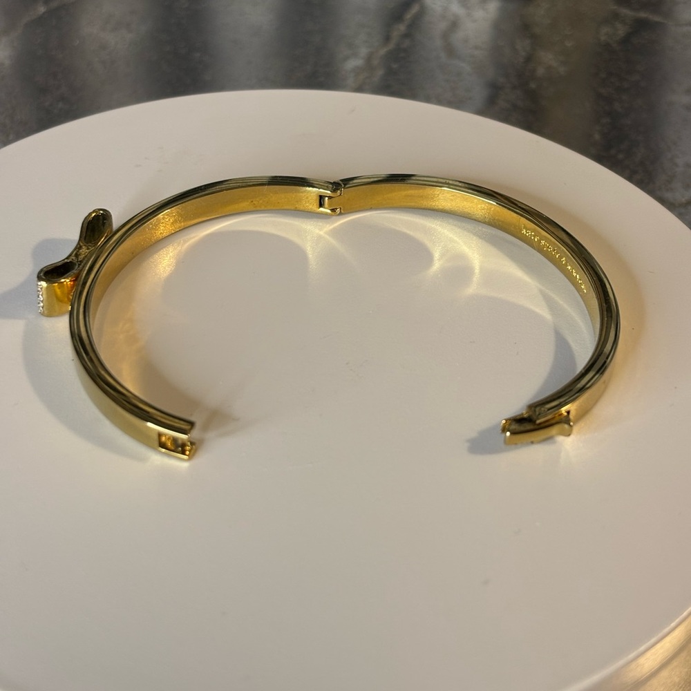Kate Spade “Ready Set Bow” Gold-tone Bracelet - Picture 3 of 3